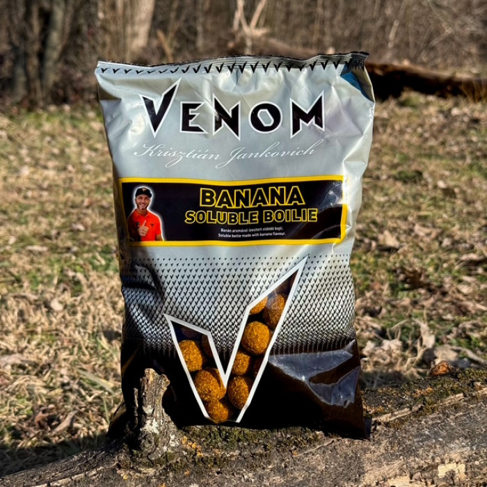 Feedermánia Venom Soluble Boilie 24 mm Banana