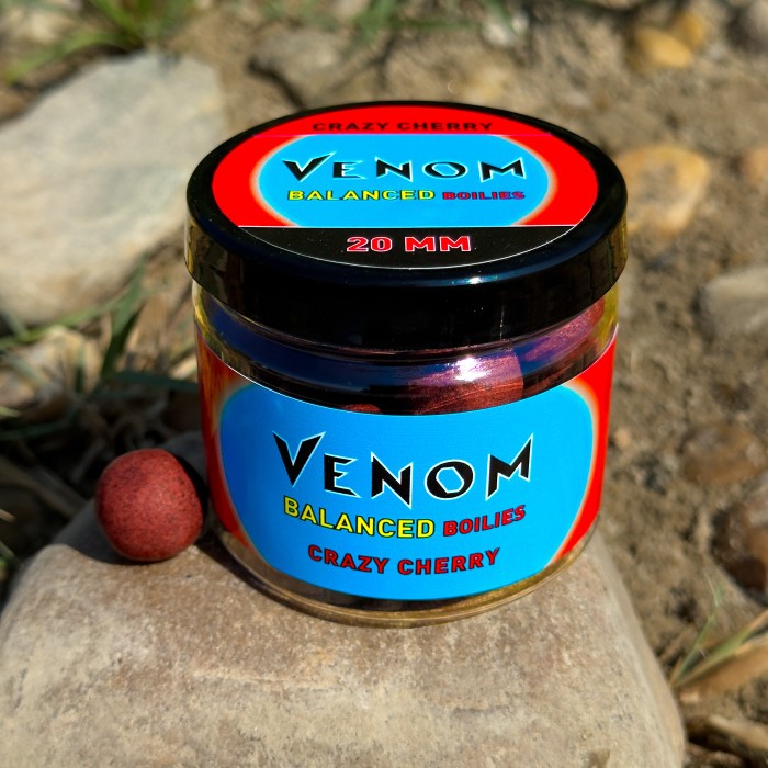 Feedermánia Venom Balanced Boilies Crazy Cherry 16 mm