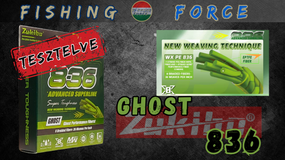 Zukibo Ghost 836 Fonott Zsinór Teszt | by Fishing Force